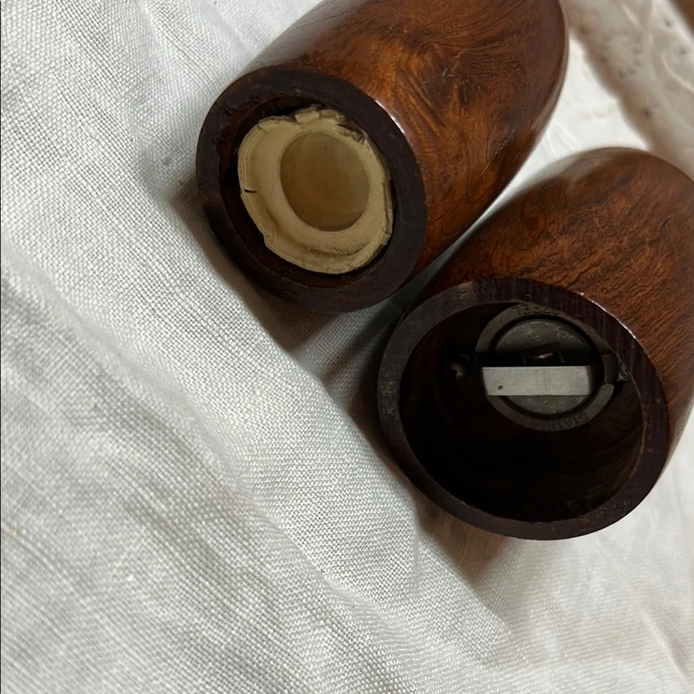 Vintage Wooden Salt and Pepper‎ Shakers